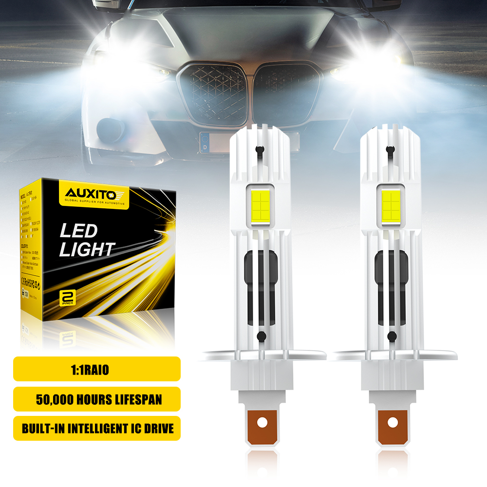 Grow Light T5 - AUXITO 2Pcs 12000LM H1 LED Canbus