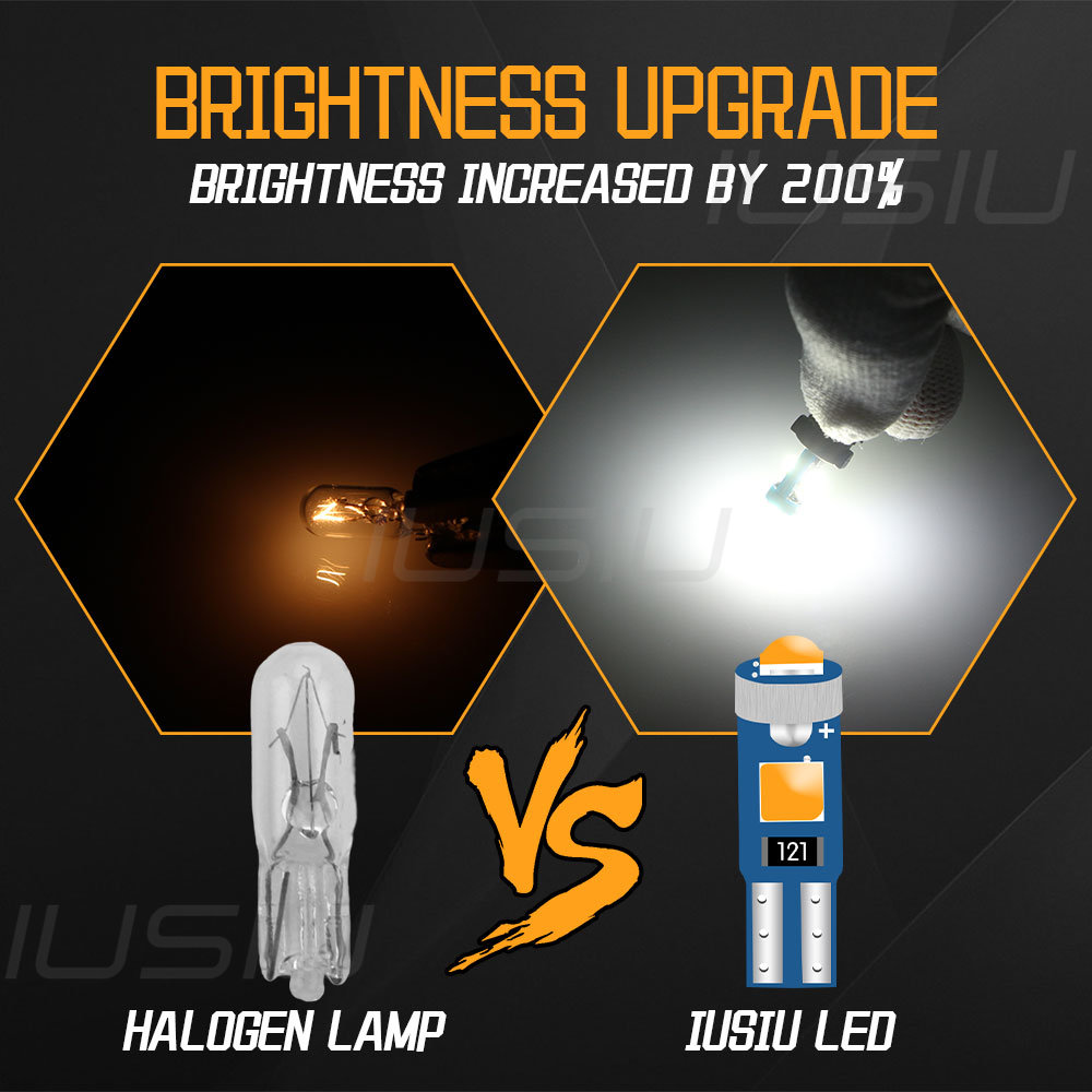 IUSIU 10PCS 73 74 Led T5 Bulb  - Grow Light T5 review and price