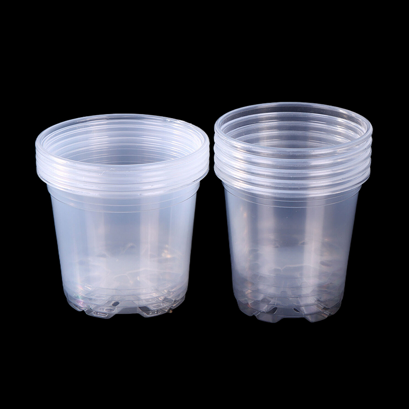 5PCS Transparent Plastic Flowe - Net Pot 3 Inch review and price
