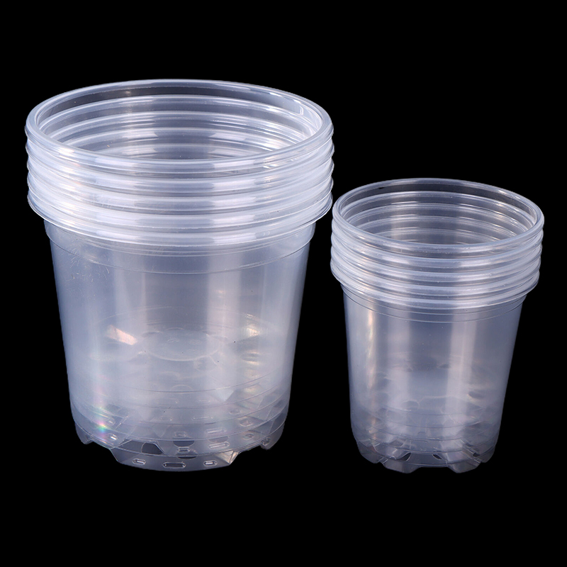 5PCS Transparent Plastic Flowe - Net Pot 3 Inch review and price