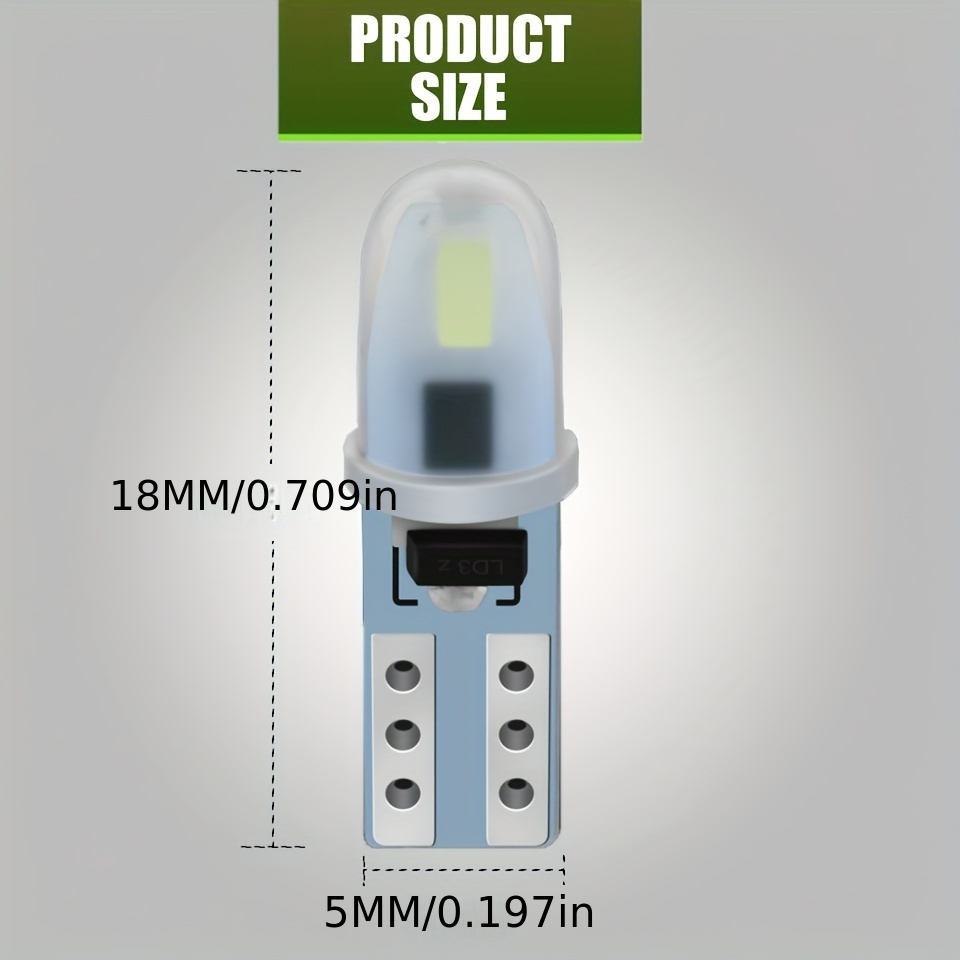 10Pcs T5 LED Wedge Indicator B - Grow Light T5 review and price