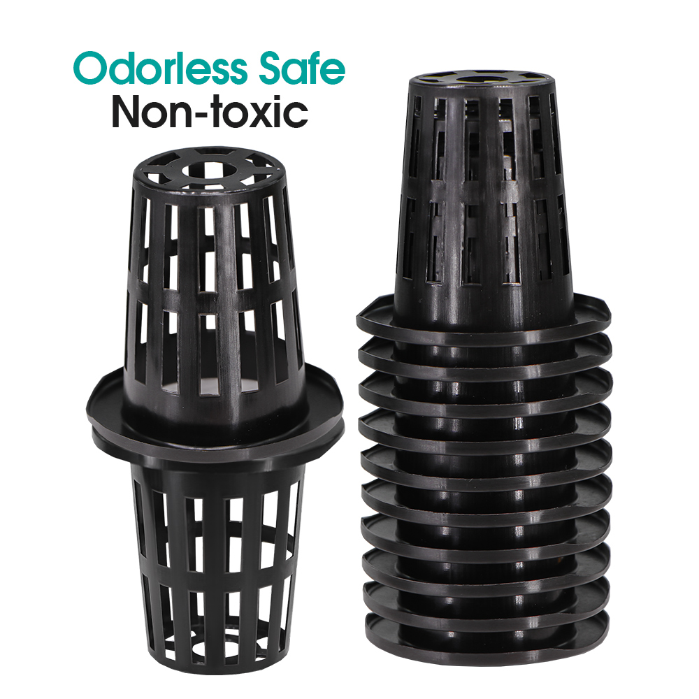 10PCS Greenhouse Black Plastic - Net Pot 3 Inch review and price