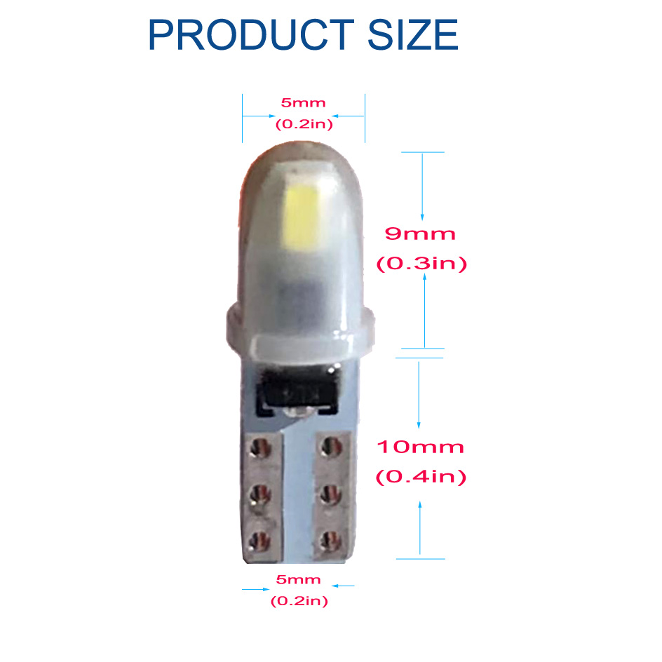 10pcs T5 PC74 B8.5 LED Canbus  - Grow Light T5 review and price