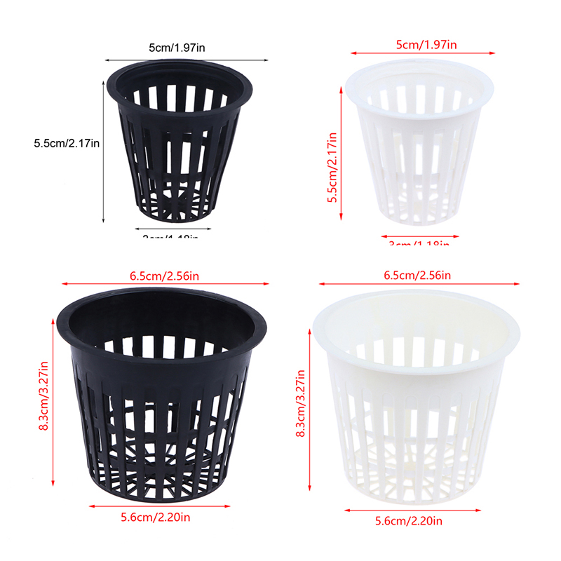 10Pcs Soilless Net Basket Slot - Net Pot 3 Inch review and price